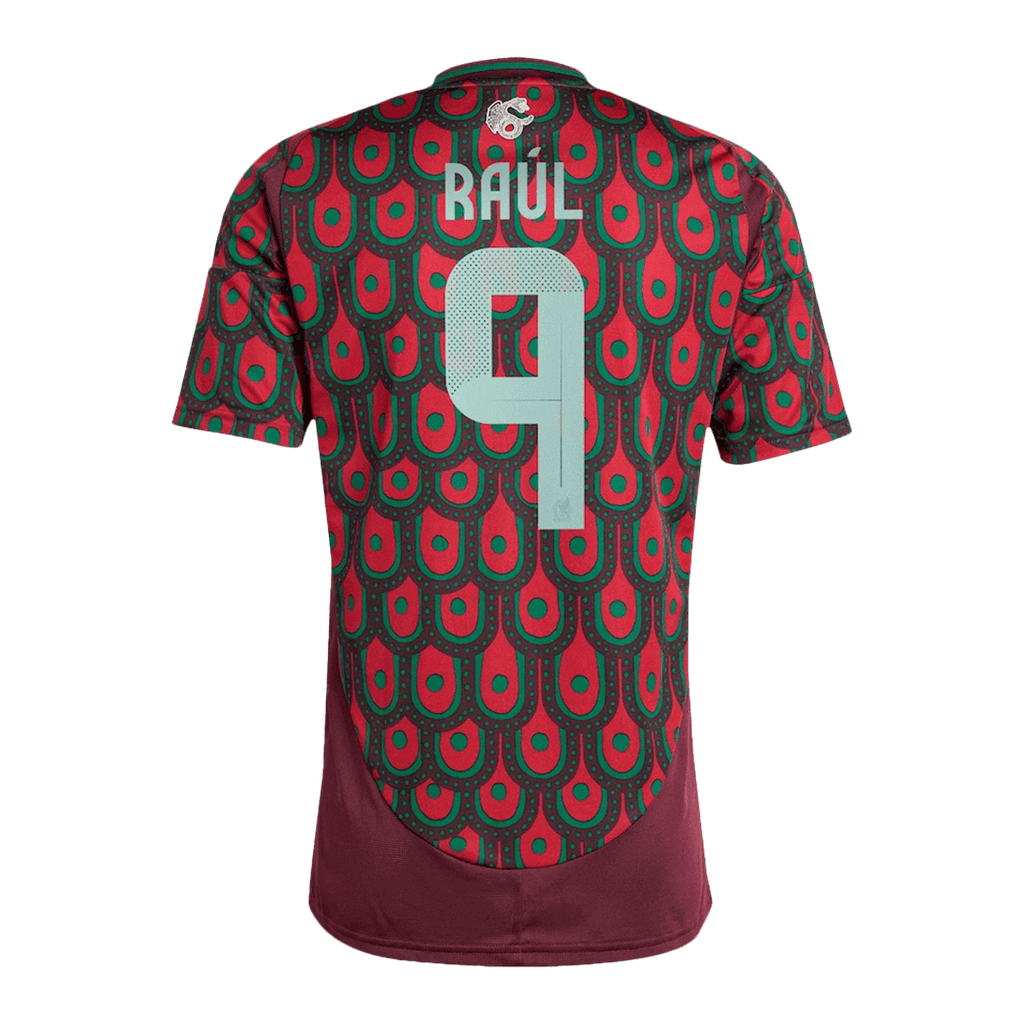 RAUL #9 Mexico Soccer Jersey Home Custom Shirt 2024