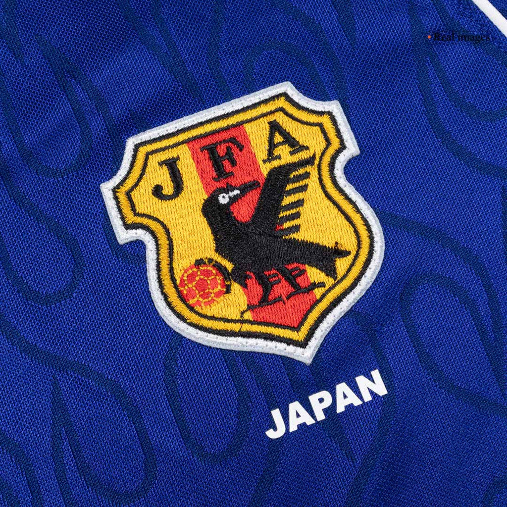 Retro Soccer Jersey Japan Home Long Sleeve 1998