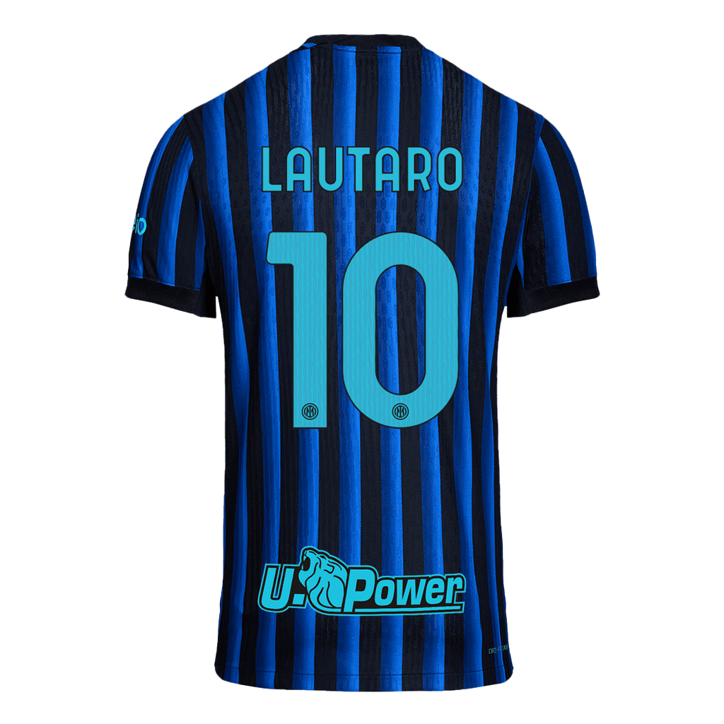 LAUTARO #10 Inter Milan Home Authentic Soccer Jersey 2025/26