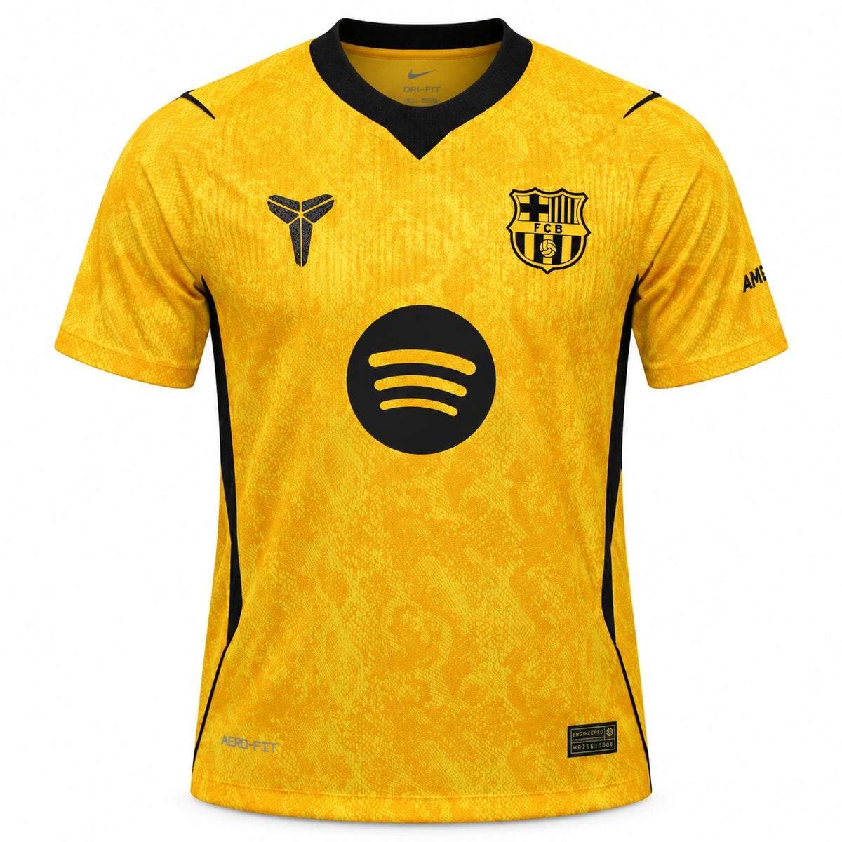 FC Barcelona x Kobe Bryant 2025/26 away jersey front view
