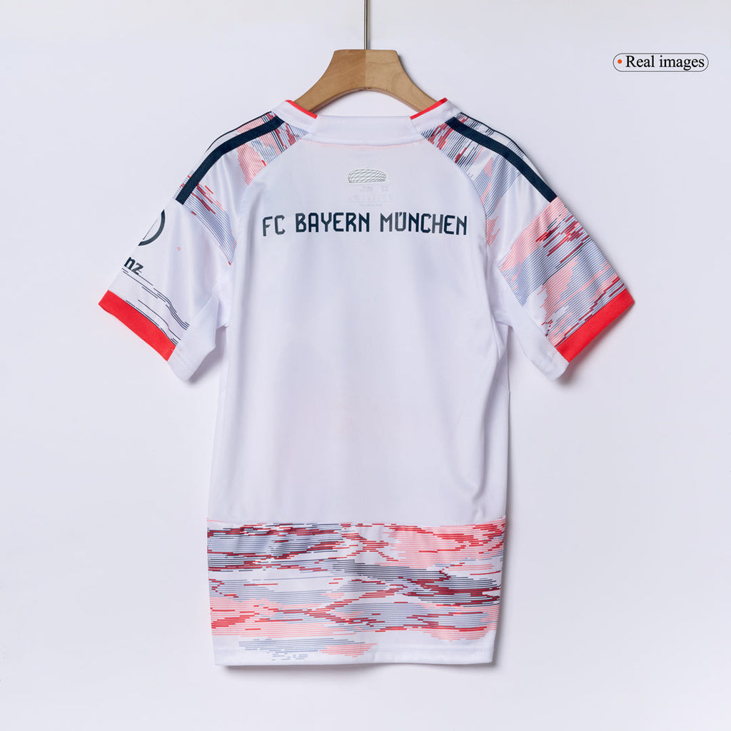Bayern Munich Away Kids Soccer Jerseys Full Kit 2025/26