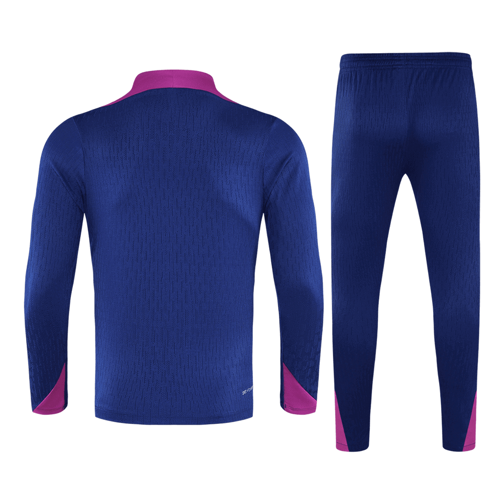Barcelona 1/4 Zip Tracksuit 2025/26 Navy