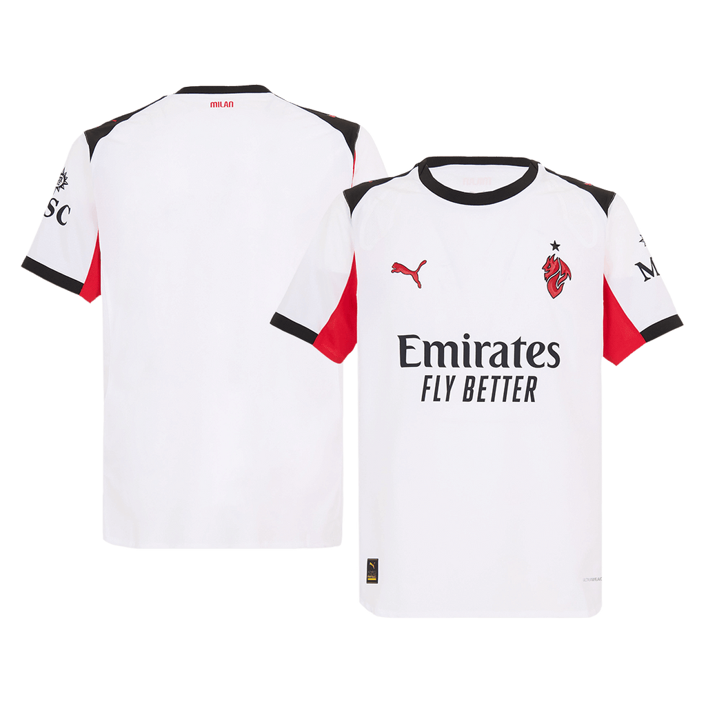 AC Milan Authentic Away Soccer Jersey 2025/26 White
