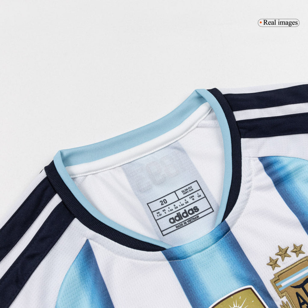 MESSI #10 Argentina Home World Cup Kids Soccer Jerseys Kit 2026