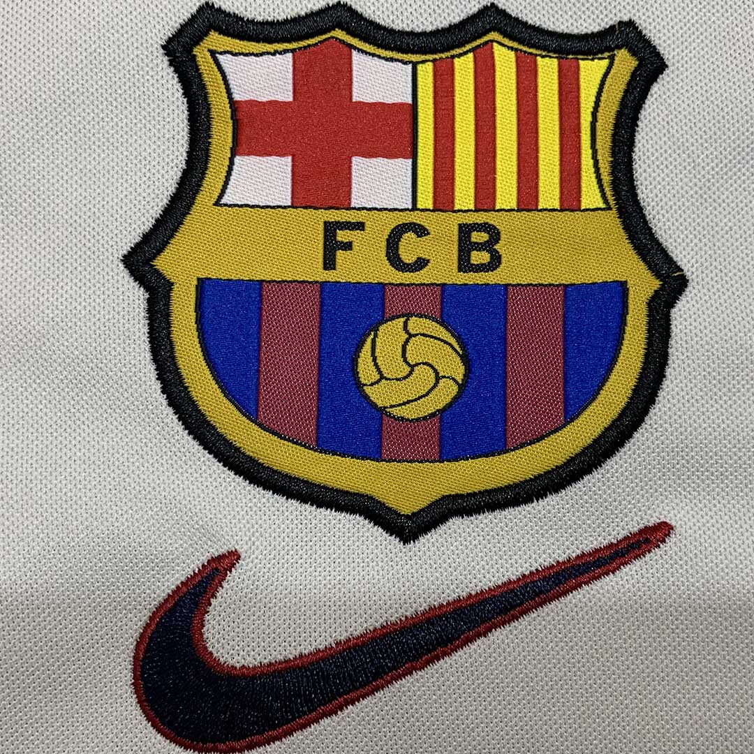 Retro 1998/99 Barcelona Away Soccer Jersey