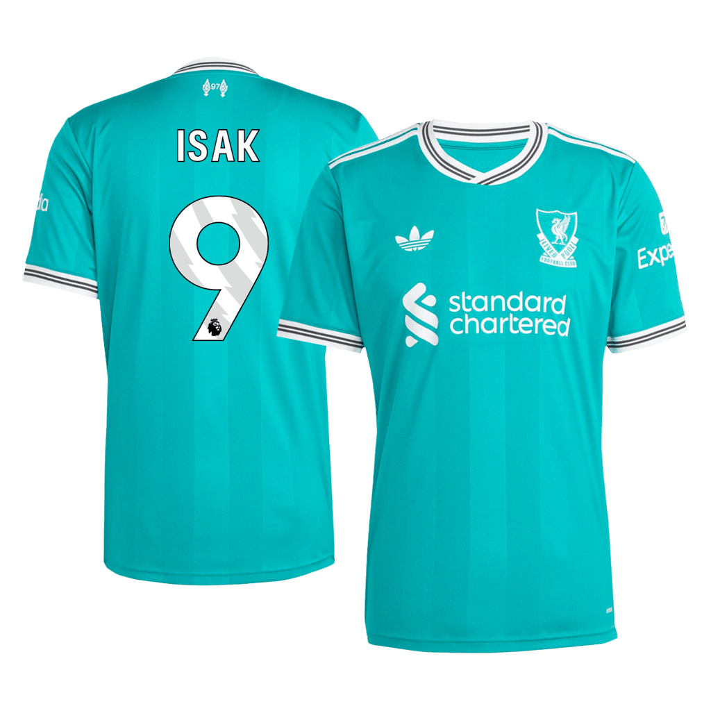 ISAK #9 Liverpool Third Away Soccer Jersey 2025/26