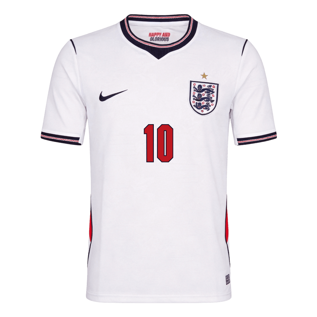 BELLINGHAM #10 England Home Soccer Jersey World Cup 2026