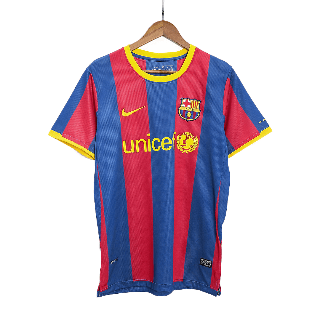 Retro Jersey A.INIESTA #8 Barcelona Retro Jersey Home Soccer Shirt 2010/11