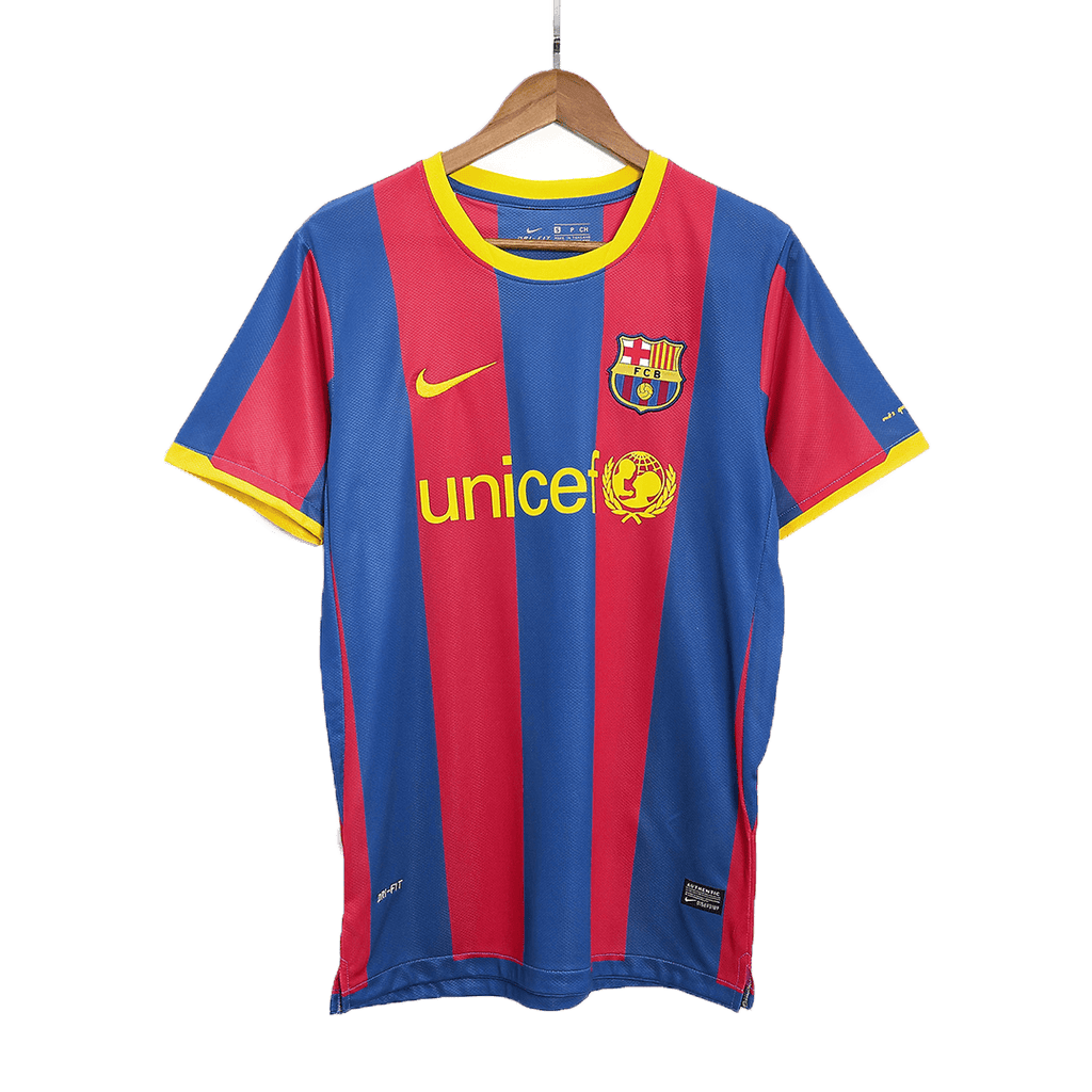 Retro XAVI #6 2010/11 Barcelona Home Soccer Jersey