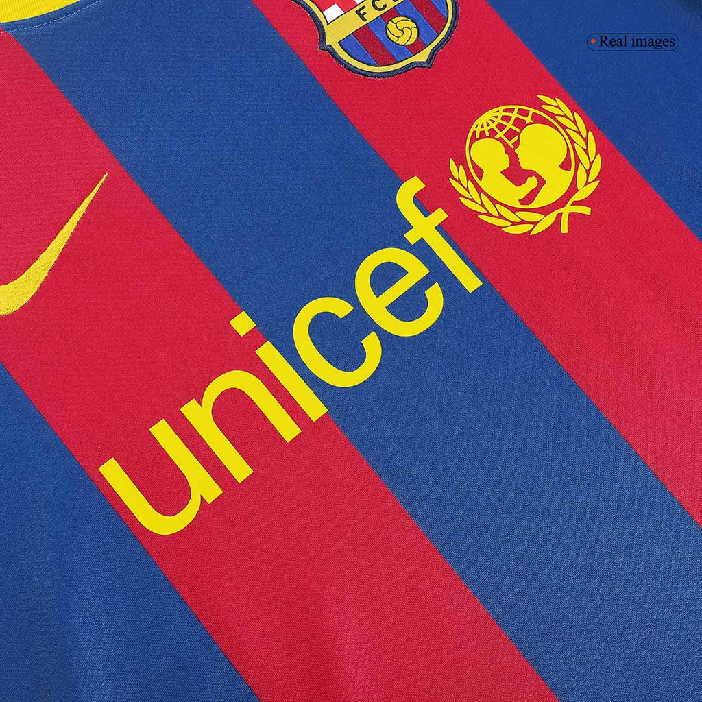 Retro Jersey A.INIESTA #8 Barcelona Retro Jersey Home Soccer Shirt 2010/11