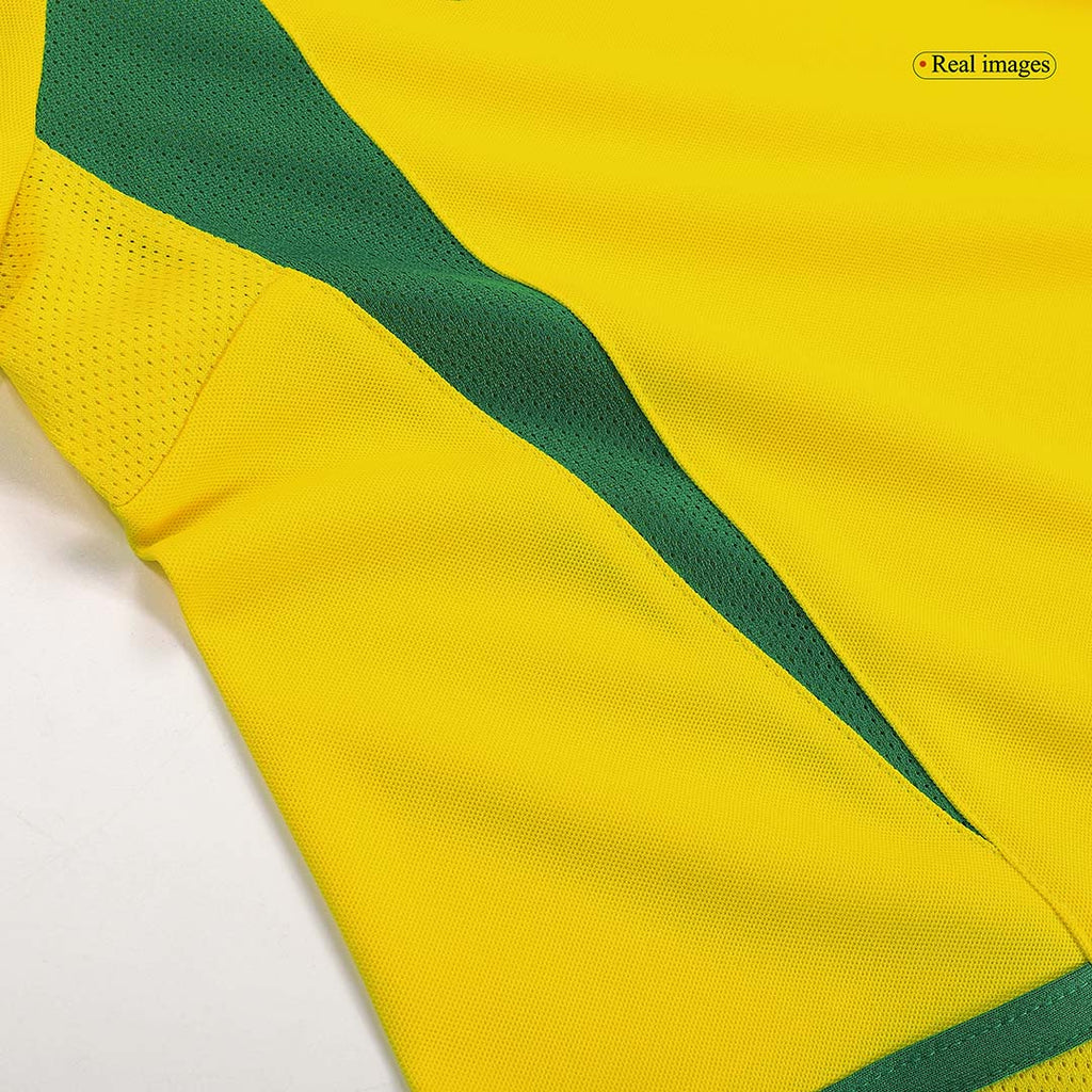 Retro 2002/03 Brazil Home Soccer Jersey