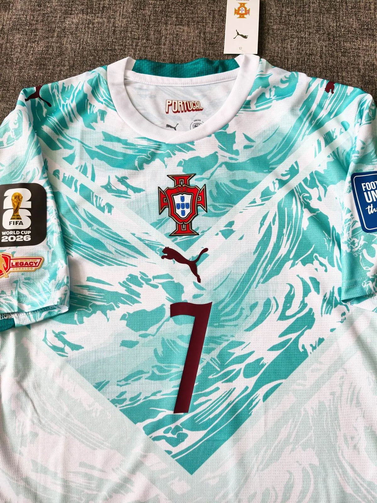 Ronaldo #7 Portugal 2026 World Cup Away Jersey