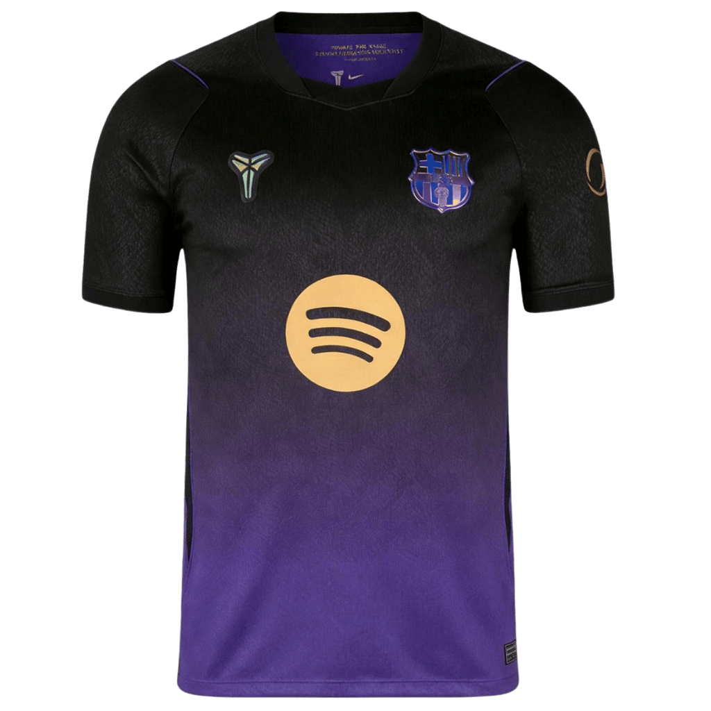 Player Version Barcelona x Kobe Bryant Away Soccer Jersey 2026/27 Black/Purple