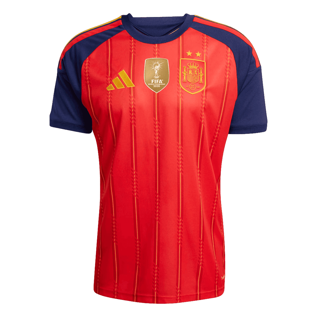 Spain Champion Edition Home Soccer Jersey World Cup 2026 front