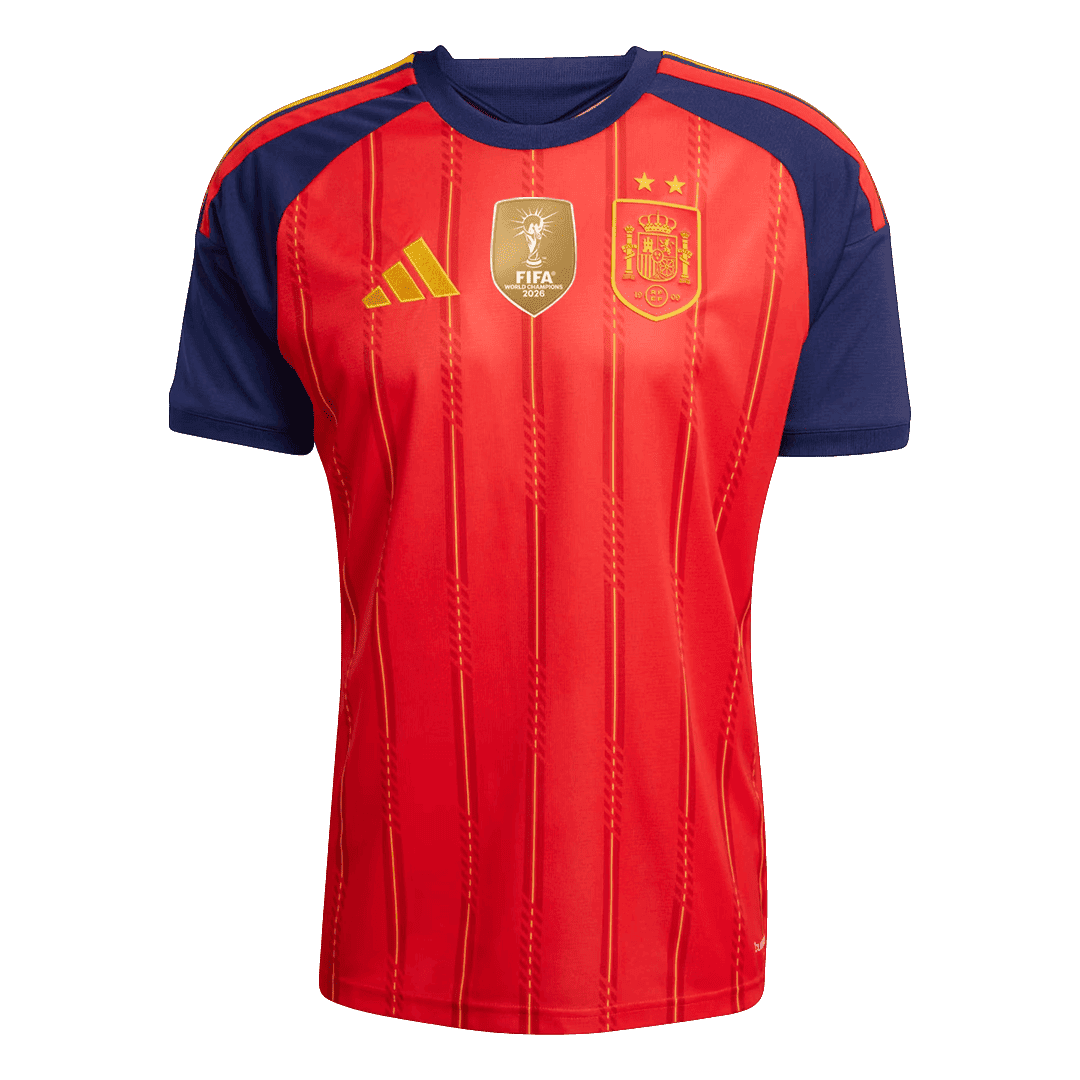 Spain Champion Edition Home Soccer Jersey World Cup 2026 front