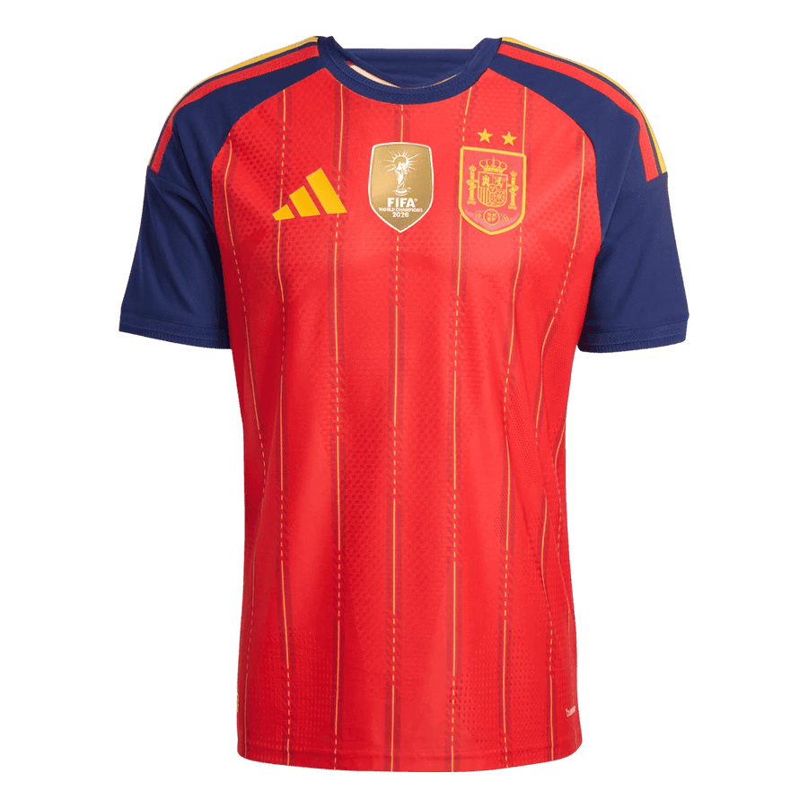 Spain Champion Edition Home Player Version Jersey World Cup 2026 front
